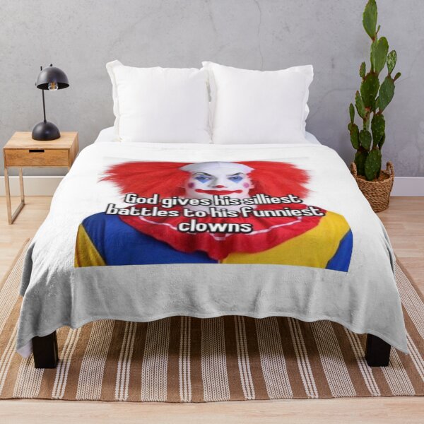 Item preview, god gives his funniest battles to his silliest clowns designed and sold by Mr. Meatball.