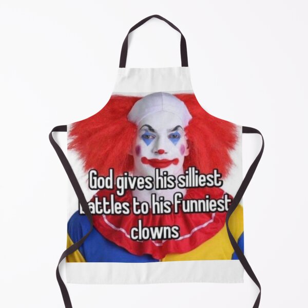 Item preview, god gives his funniest battles to his silliest clowns designed and sold by Mr. Meatball.