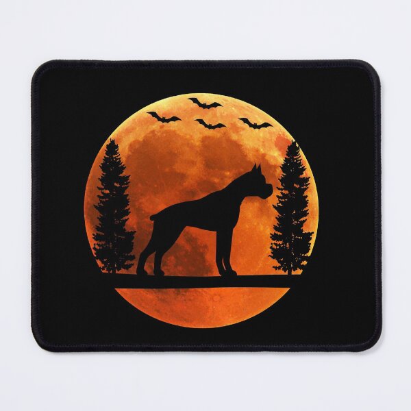 Item preview, boxer dog lovers moon boxer Halloween gift designed and sold by alaechamlal.