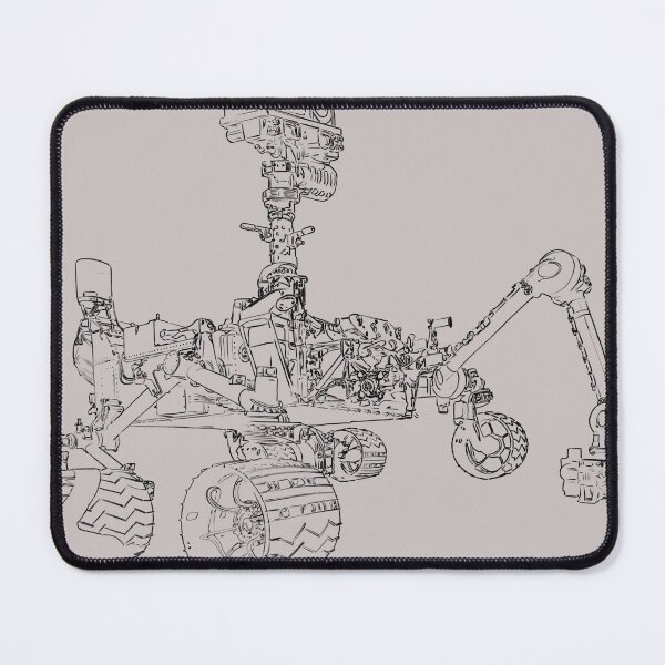 Item preview, Curiosity Mars Rover Drawing designed and sold by Spaceflight Designs.