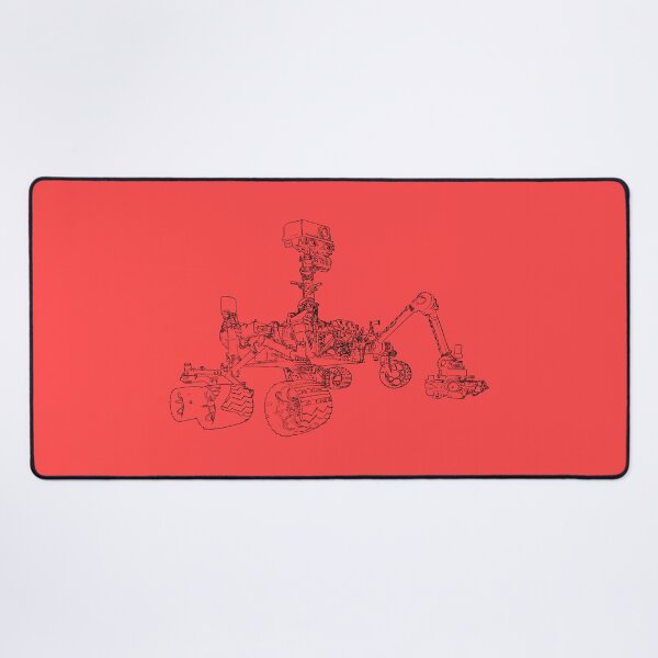 Item preview, Curiosity Mars Rover Drawing designed and sold by Spaceflight Designs.