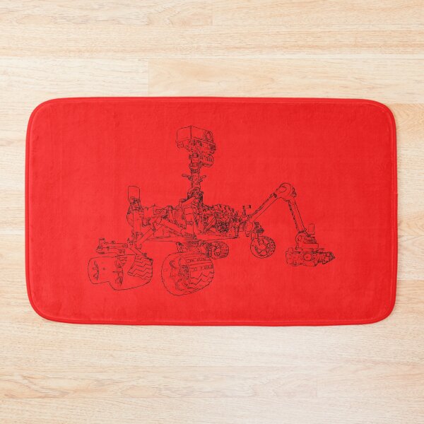 Item preview, Curiosity Mars Rover Drawing designed and sold by Spaceflight Designs.