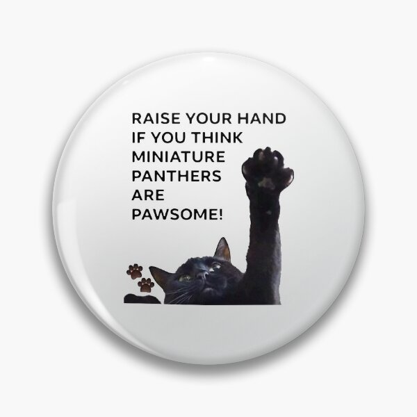 Item preview, Cat Raise Your Hand If You Think Miniature designed and sold by Audrinashop.