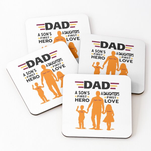 Item preview, Dad A Son'S First Hero A Daughter'S First Love designed and sold by Audrinashop.