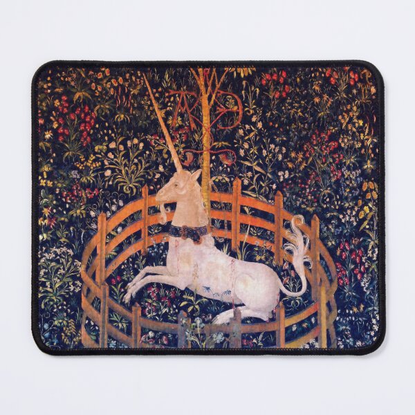 Item preview, Unicorn in captivity, trippy floral scene. designed and sold by DR-Tabullo.