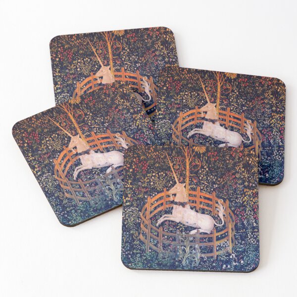 Item preview, Unicorn in captivity, trippy floral scene. designed and sold by DR-Tabullo.
