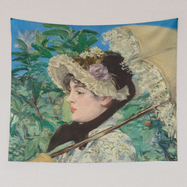Item preview, Impressionism Painting Jeanne Spring (1881) by Edouard Manet designed and sold by Designedbysm.