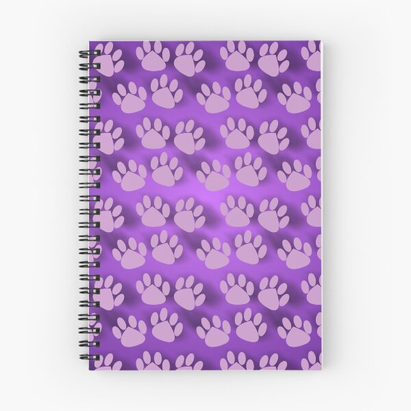 Item preview, Lavender Dog Paw Pattern on Deep Purple designed and sold by Sport-it.