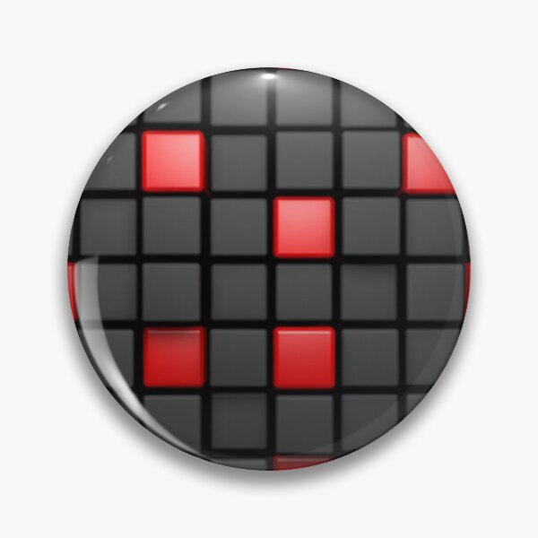 Item preview, Red and Black Blocks Abstract, Modern Pattern designed and sold by R10E.