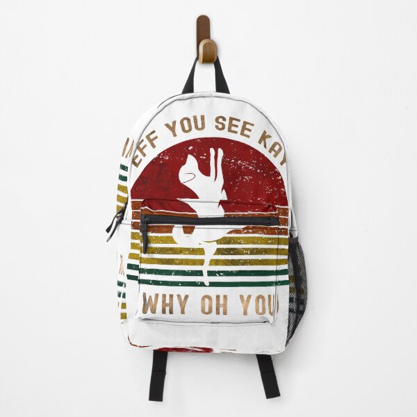 Item preview, Eff You See Kay Why Oh You Dog Yoga Pose Retro Vintage Design designed and sold by adamtepl.