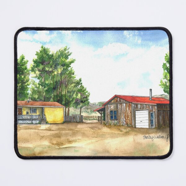 Item preview, Barn and House in Koosharem designed and sold by ShelleyYlstArt.