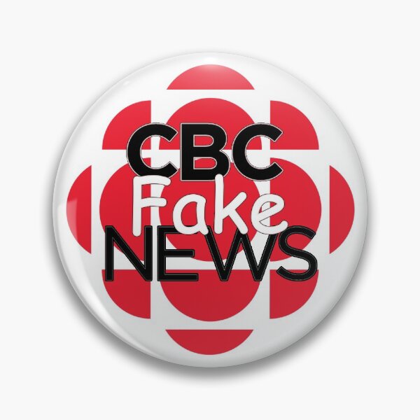 Item preview, CBC fake news apparel and stickers designed and sold by SaraDatCool.