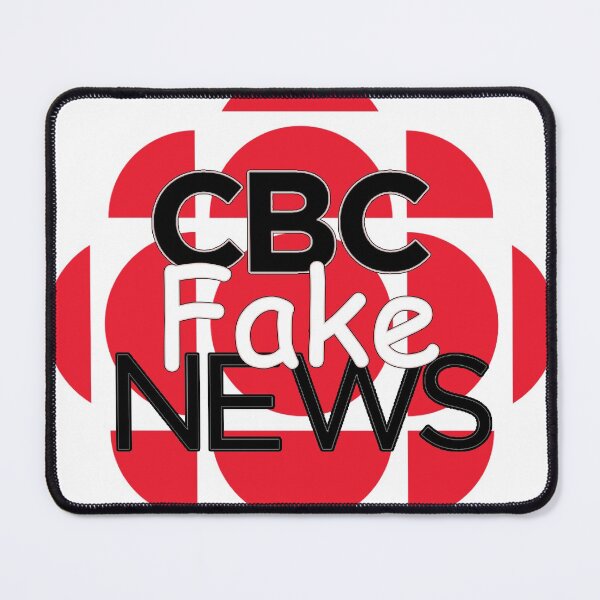 Item preview, CBC fake news apparel and stickers designed and sold by SaraDatCool.