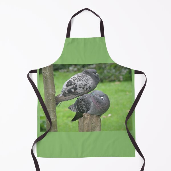 Item preview, Pigeon Pals on Tree Trunk Photograph designed and sold by naturegallery.