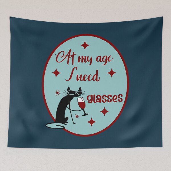 Item preview, at my age i need glasses designed and sold by sandpiperstudio.