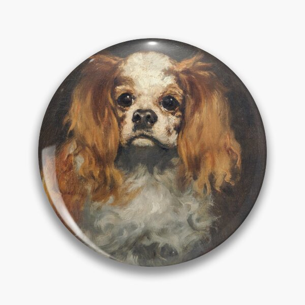 Item preview, Oil Painting A King Charles Spaniel (c.1866) by Edouard Manet designed and sold by Designedbysm.