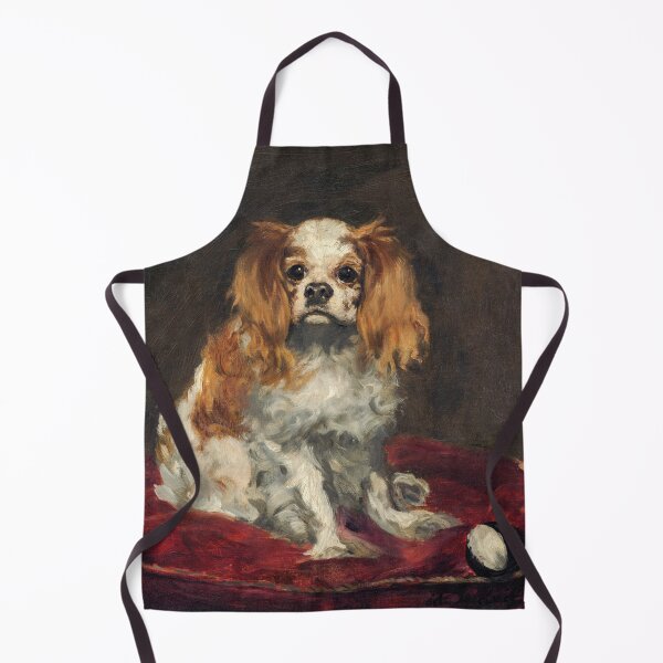 Item preview, Oil Painting A King Charles Spaniel (c.1866) by Edouard Manet designed and sold by Designedbysm.
