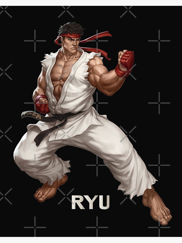 Ryu, Street Fighter Fighter Art Print by feria-e