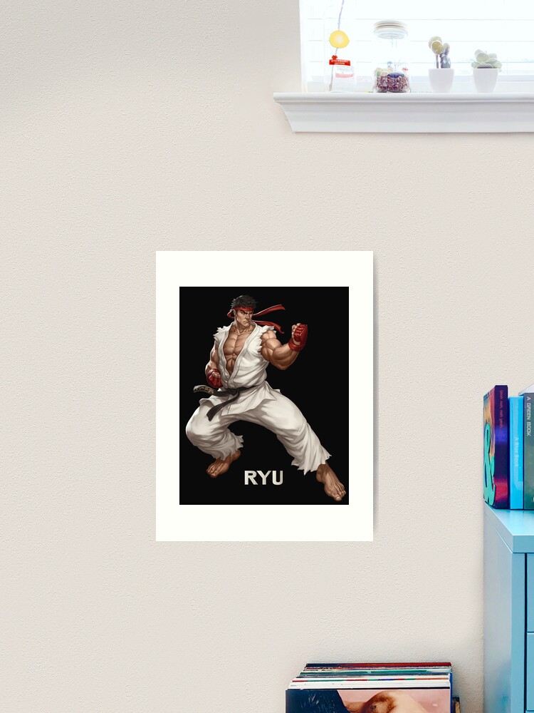 Ryu, Street Fighter Fighter Art Print by feria-e