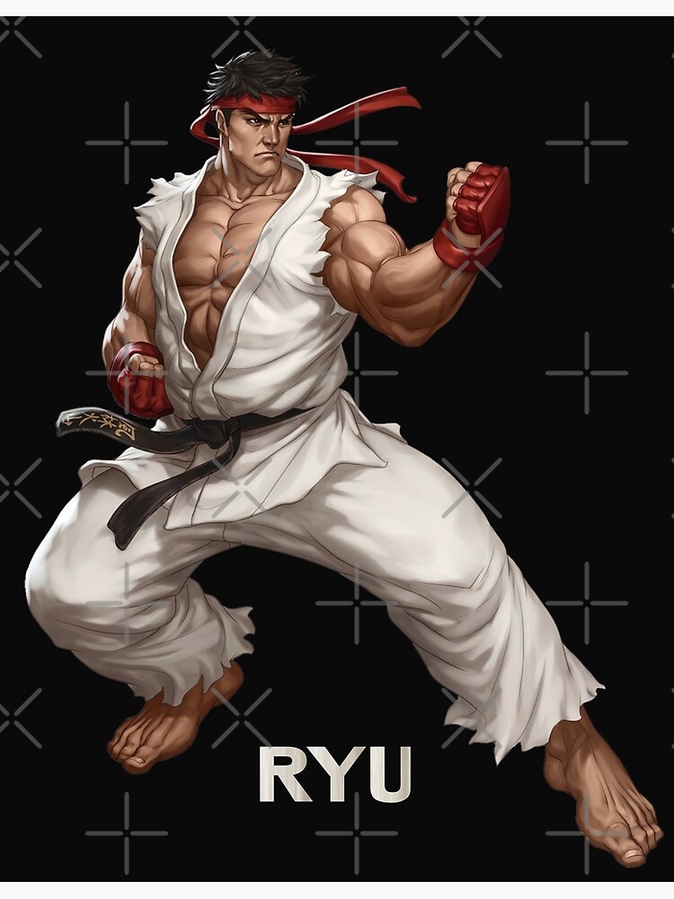 Ryu, Street Fighter Fighter Art Print by feria-e