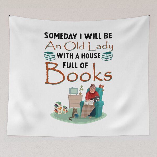 Item preview, Someday I Will Be An Old Lady With House Full Book designed and sold by Audrinashop.