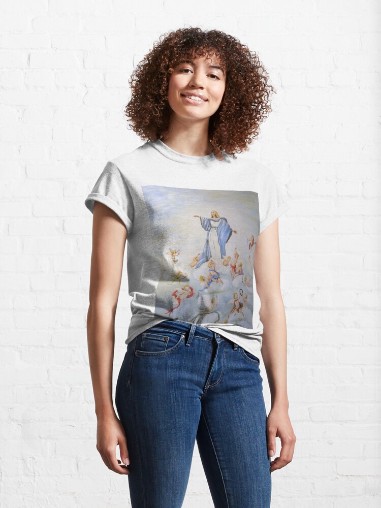 Thumbnail 4 of 7, Classic T-Shirt, Maria designed and sold by Werner Szendi.