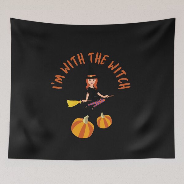 Item preview,  I'm With the Witch - Funny Halloween Quotes Gift For Boys and Girls designed and sold by Harmonystore.