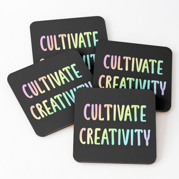 Item preview, Cultivate Creativity (Pastel Rainbow Ombre Words) designed and sold by KelseyLovelle.