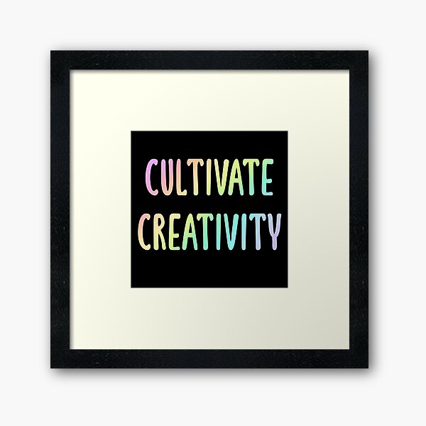 Item preview, Cultivate Creativity (Pastel Rainbow Ombre Words) designed and sold by KelseyLovelle.