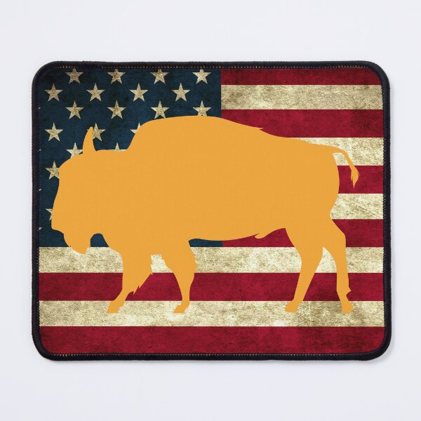 Item preview, Bison and American Flag designed and sold by artistoutfitter.