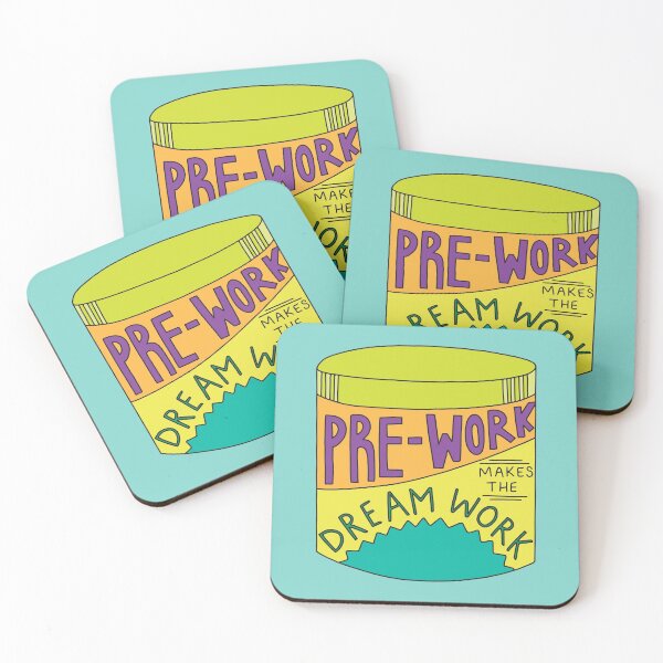 Item preview, Pre-work Makes the Dream Work Pre-Workout Cannister designed and sold by murialbezanson.