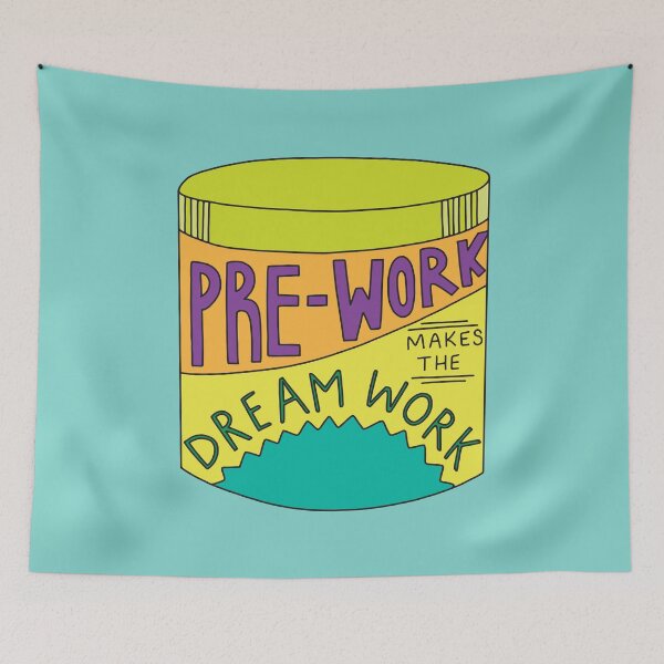 Item preview, Pre-work Makes the Dream Work Pre-Workout Cannister designed and sold by murialbezanson.