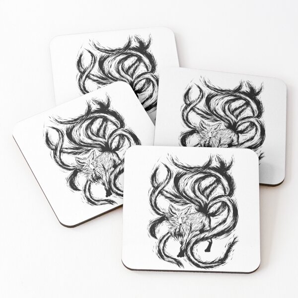 Item preview, Ink Nine-Tailed Fox designed and sold by Nymonyrya.
