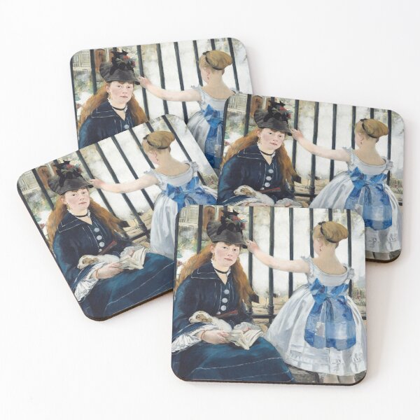 Item preview, Oil Painting The Railway (1873) by Edouard Manet designed and sold by Designedbysm.