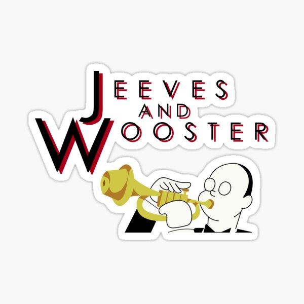 Jeeves and Wooster P.G. Wodehouse intro theme animation Sticker