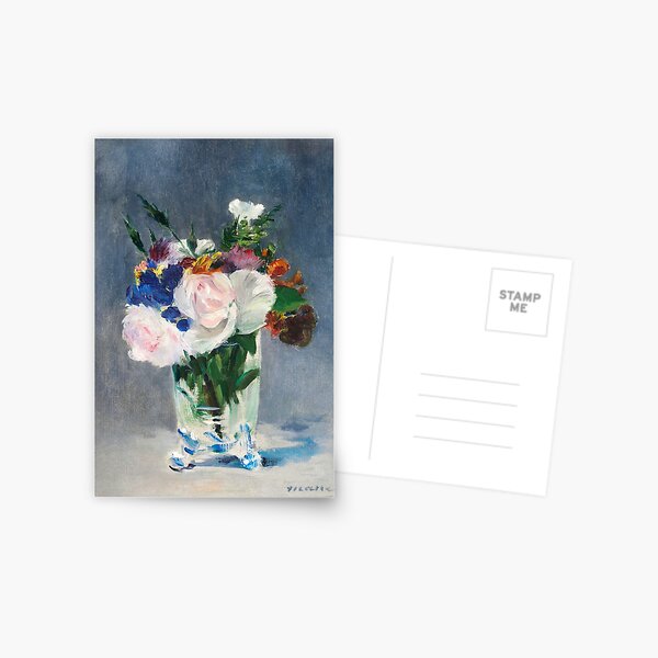 Item preview, Oil Painting Flowers in a Crystal Vase (c.1882) by Edouard Manet designed and sold by Designedbysm.