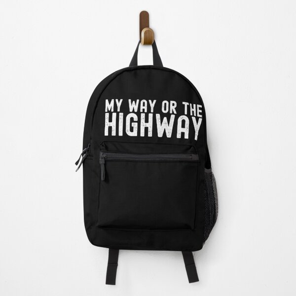 Item preview, My Way Or The Highway - Vintage Funny Sarcastic Saying For Mom Dad Sister Brother designed and sold by Vibbin4Life33.