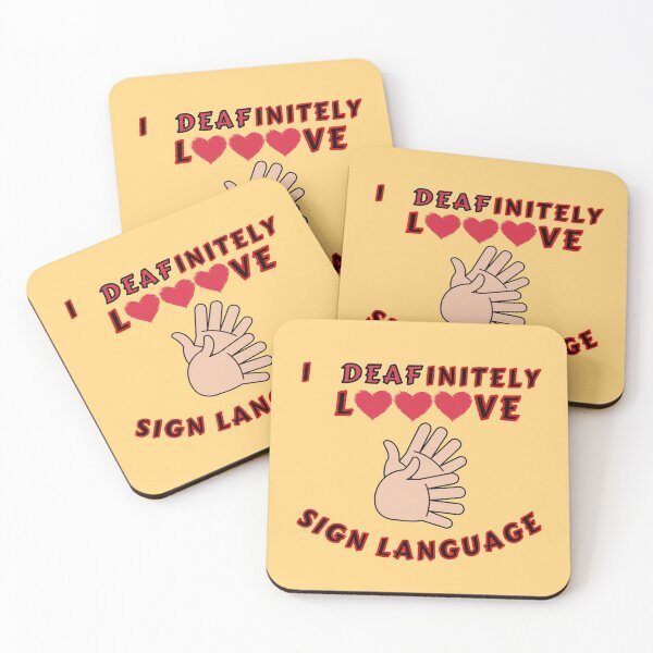 Item preview, I Deafinitely love Sign Language! designed and sold by Vatazumet.