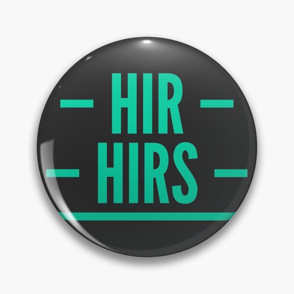 Item preview, Hir/Hirs Pronouns designed and sold by Vira Magnus Layton.