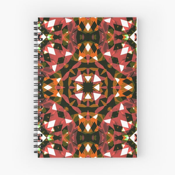 Item preview, Brown Red Green Black Autumn Fall Halloween Star Pattern - Retro Seventies Countryside Cottage Inspired Art designed and sold by PatternPerfect.