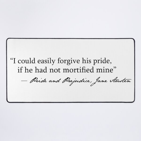 Item preview, Pride and prejudice quote 1 designed and sold by Backstage by Leyzel.