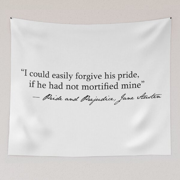 Item preview, Pride and prejudice quote 1 designed and sold by Backstage by Leyzel.