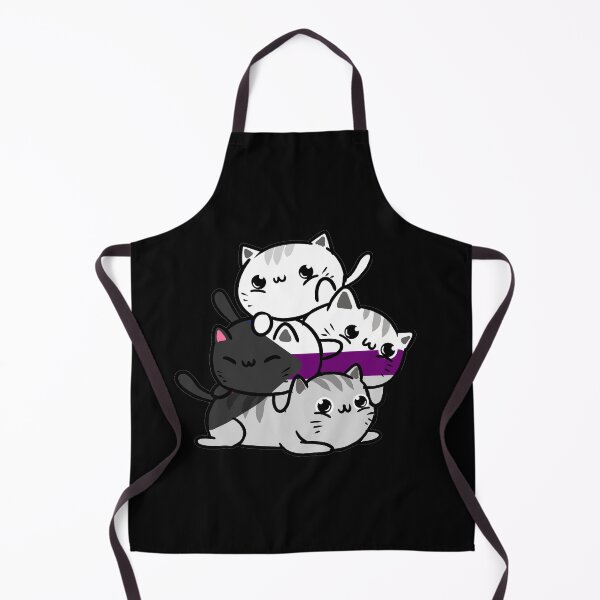 Item preview, Kawaii Cat Pile Demisexual Pride Flag designed and sold by queerappear.