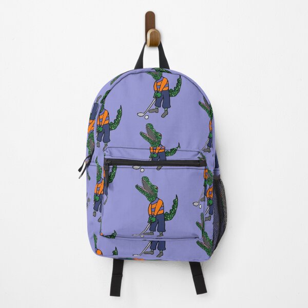 Item preview, Cool Alligator Playing Golf Cartoon designed and sold by Nature's Fancy.
