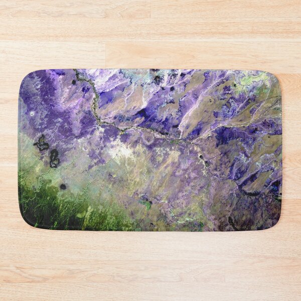 Item preview, Purple Grey Green Abstract Painting, Arizona USA designed and sold by BEyourself be.