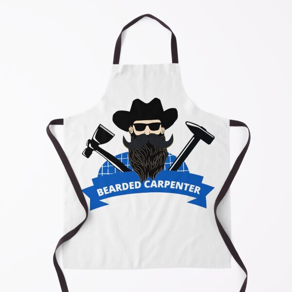 Item preview, BEARDED CARPENTER WITH TOOLS designed and sold by wildwhimsical.