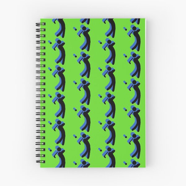Item preview, Golfer Man Playing Golf In Blue Shadow Symbol - Golf designed and sold by SheetalMourya.