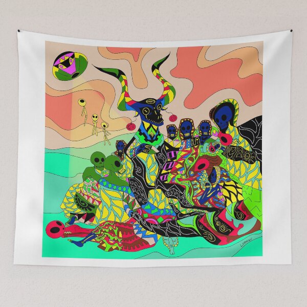 Item preview, business with witches and aliens and monsters ecopop art designed and sold by jorgelebeau.