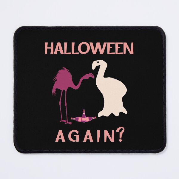Item preview, Halloween, flamingos getting ready. designed and sold by Bodino.