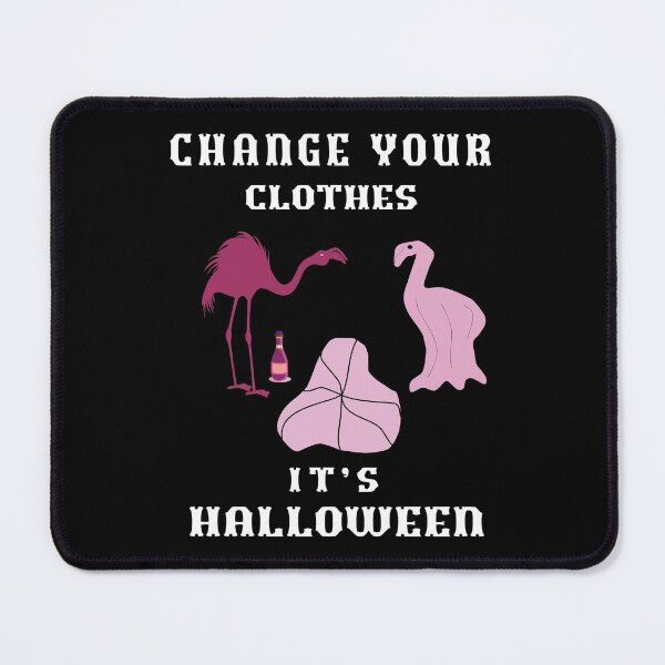 Item preview, Halloween, flamingos getting ready. designed and sold by Bodino.